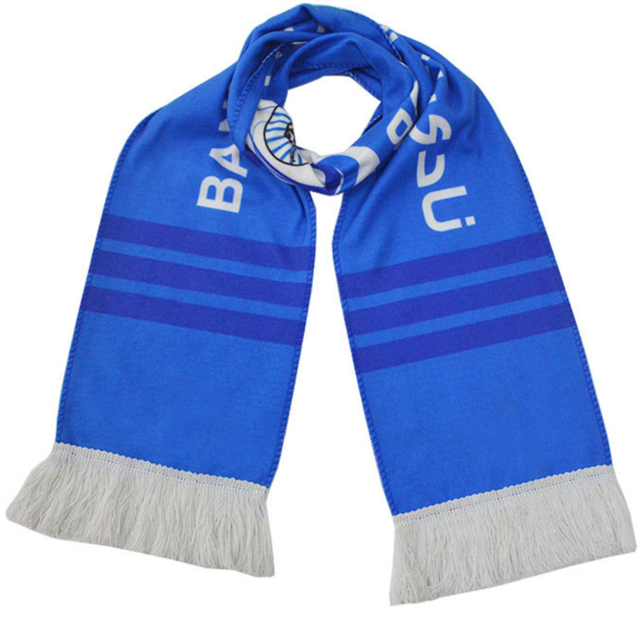 Full Sublimation Flannel Scarf with Tassle - 57"x6.7"