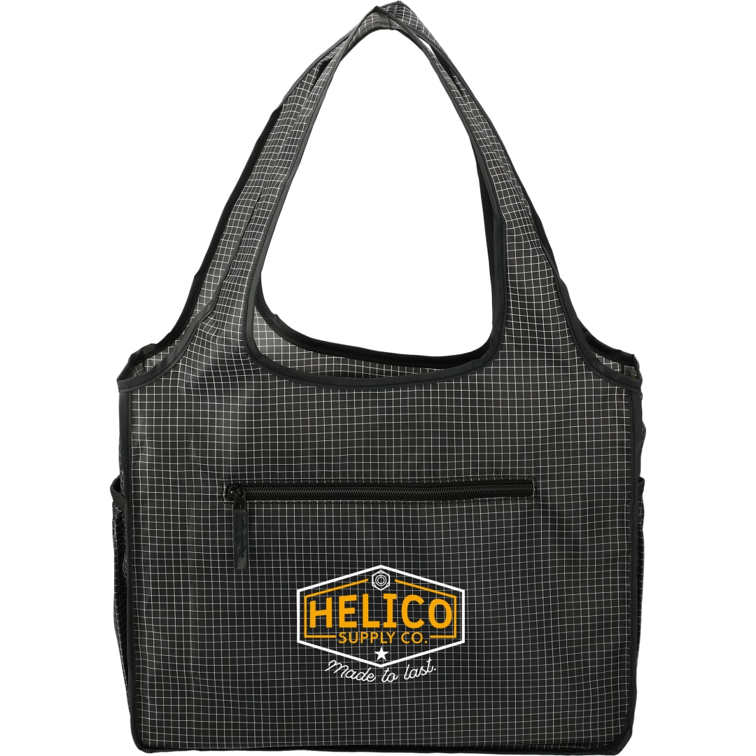Grid Bungalow Tote, custom tote bag with logo imprint 16
