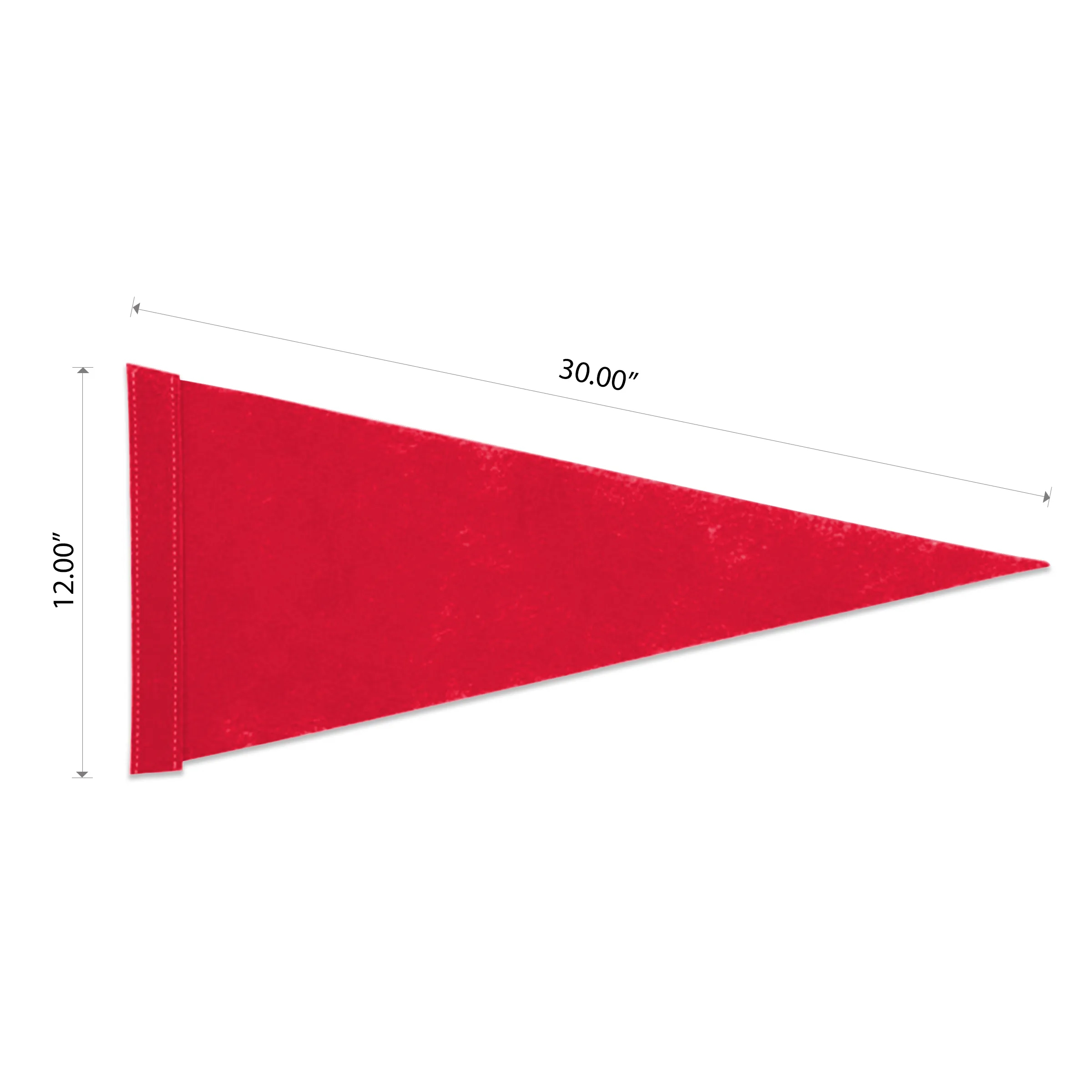 12"x30" Solid Felt Pennant 2