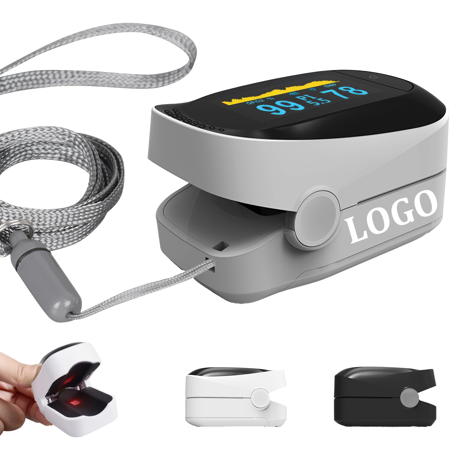 FDA CE SPO2 OLED PULSE OXIMETER/Blood Oxygen Monitor 11