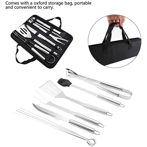 Stainless Steel Grilling Tools 9PCS Set 5
