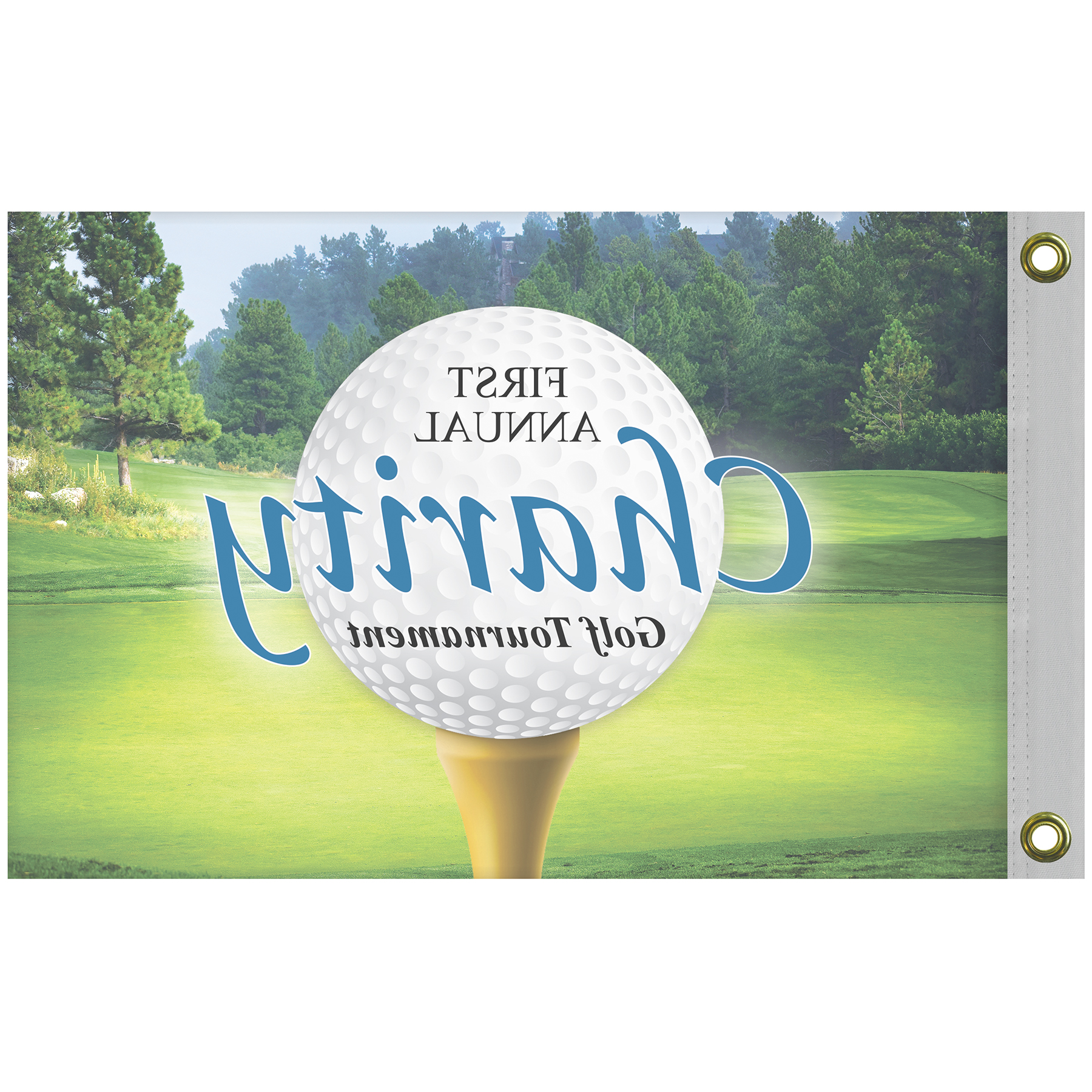 16" x 24" Digitally Printed Single Reverse Knitted Polyester Flags 6