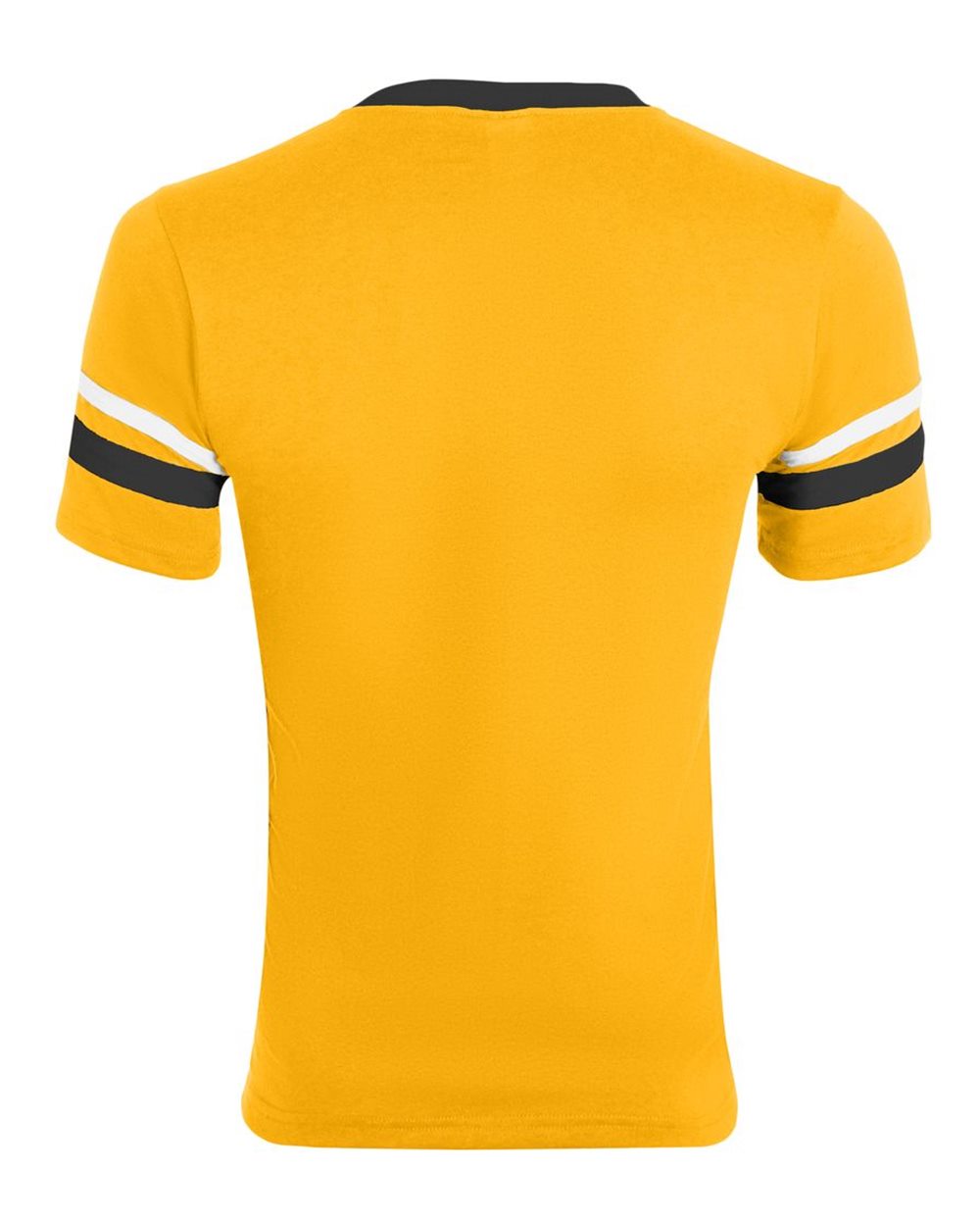 V-Neck Jersey with Striped Sleeves - 360 102