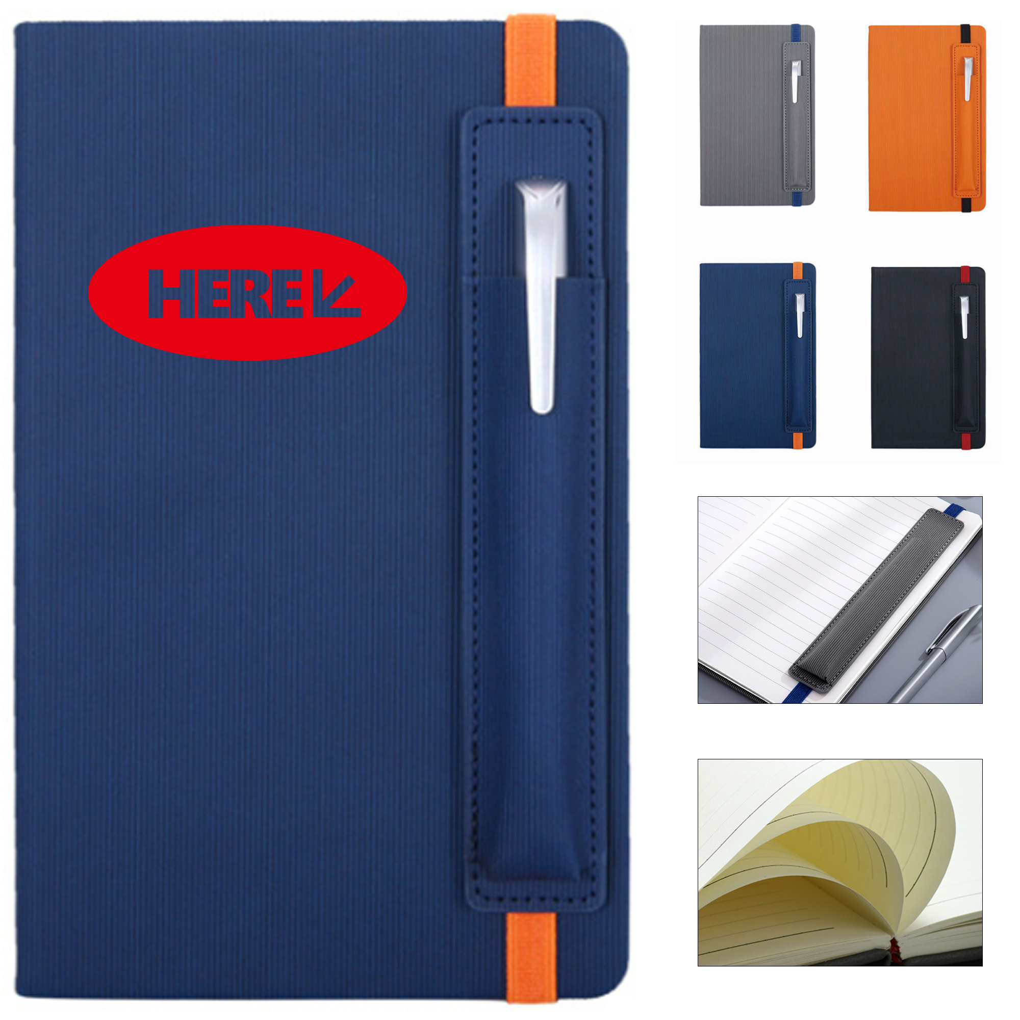 A5 Notepad with Pen Loop 3