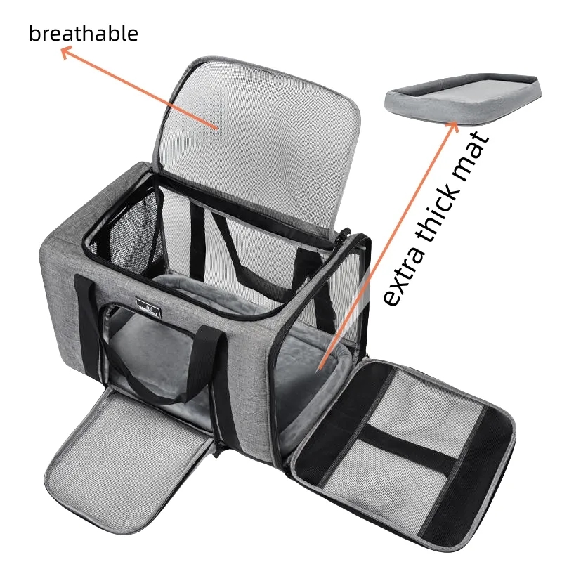 Pet Carriers Airline Approved for Dog Cat Travel 1
