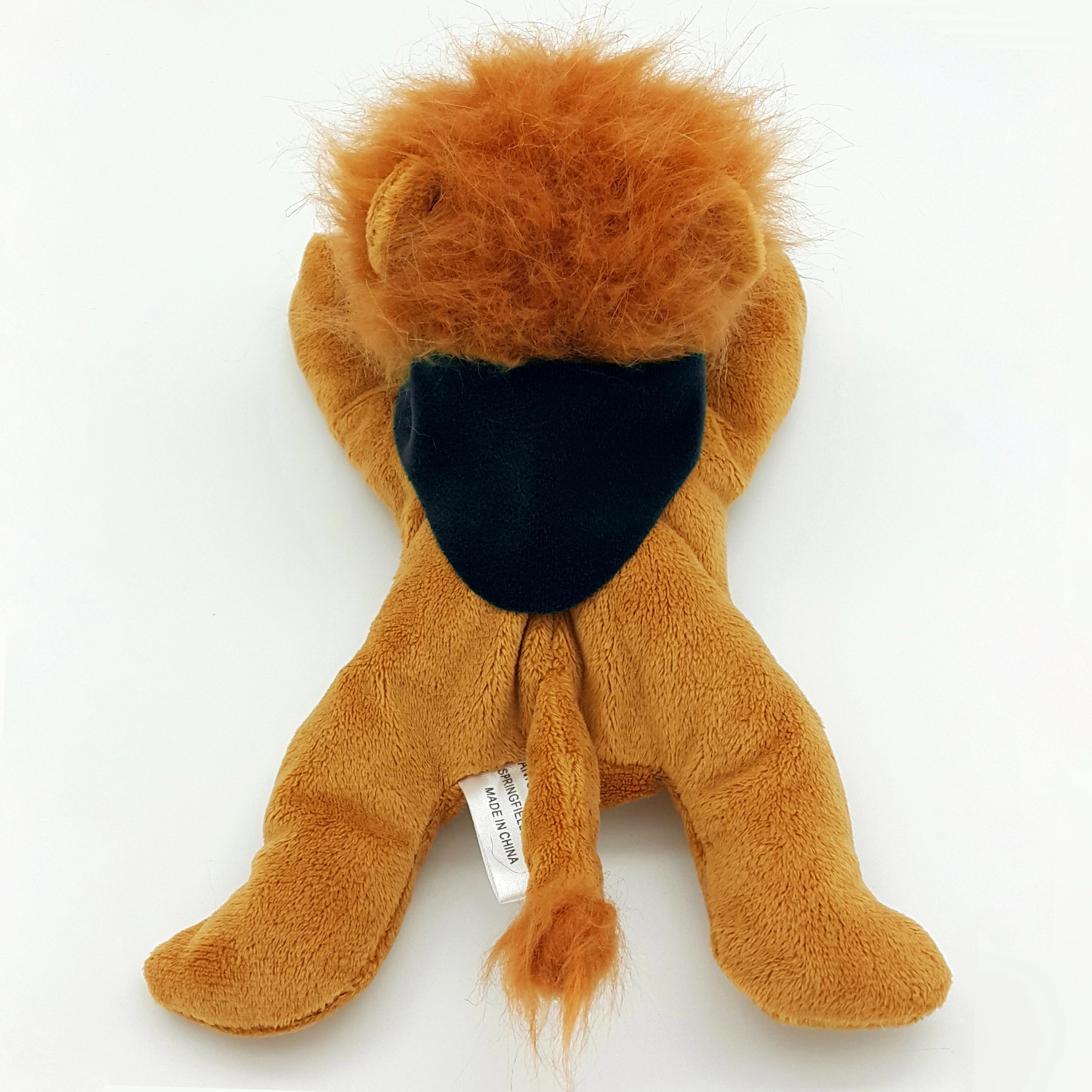 8" Laying Down Beanie Lion 15