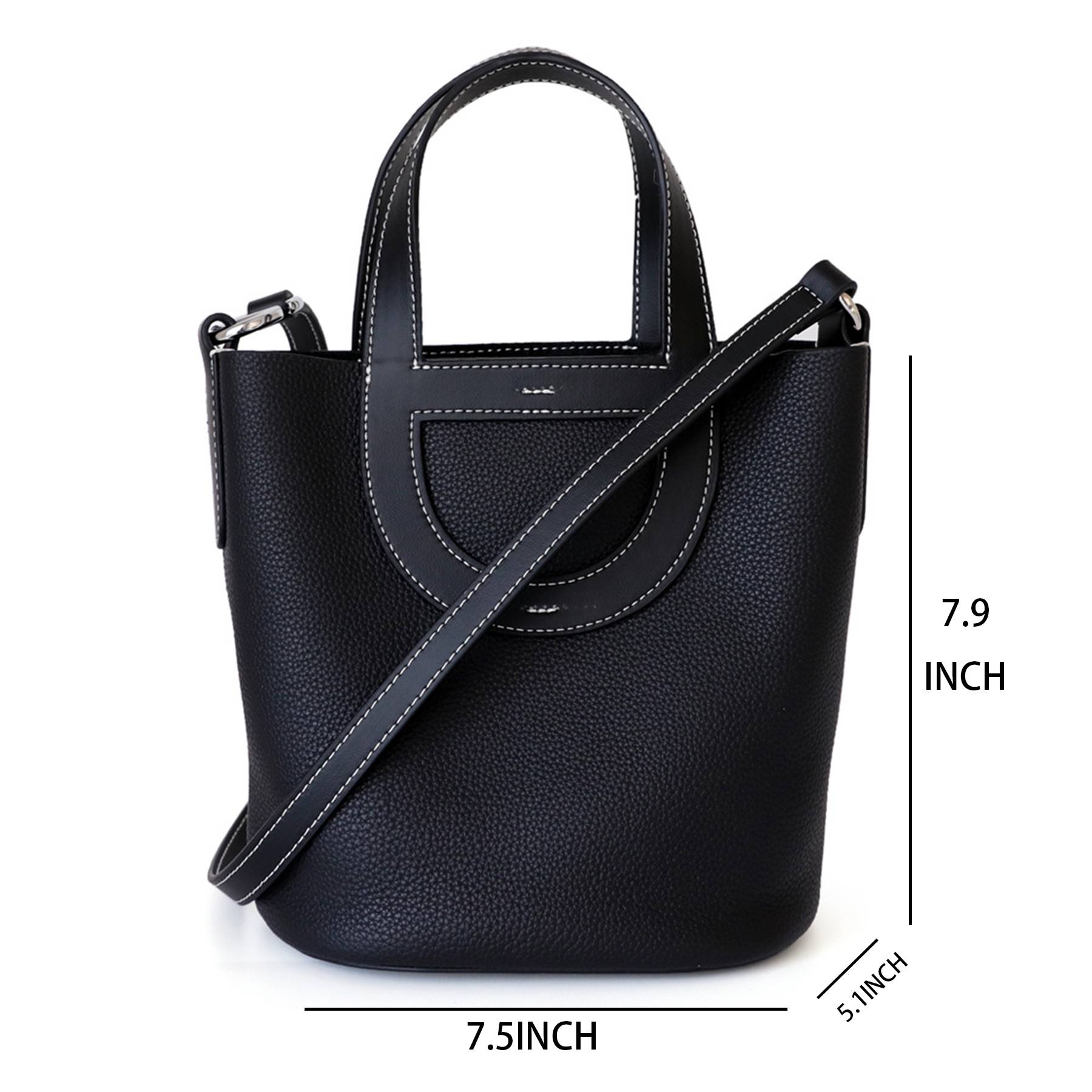 Genuine Leather Ultra-soft premium bucket bag 9