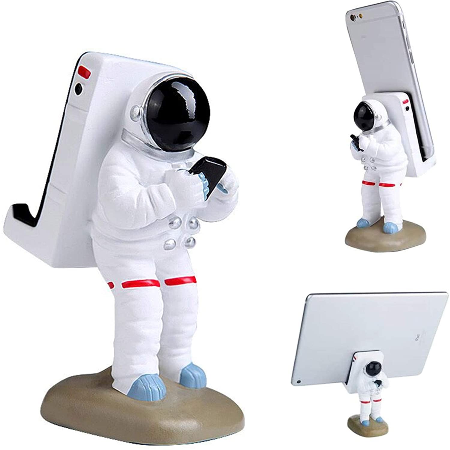 Unique Astronaut Style in Resin Material for All Mobile Phones /Tablet/ PC /Desktop Holder 2