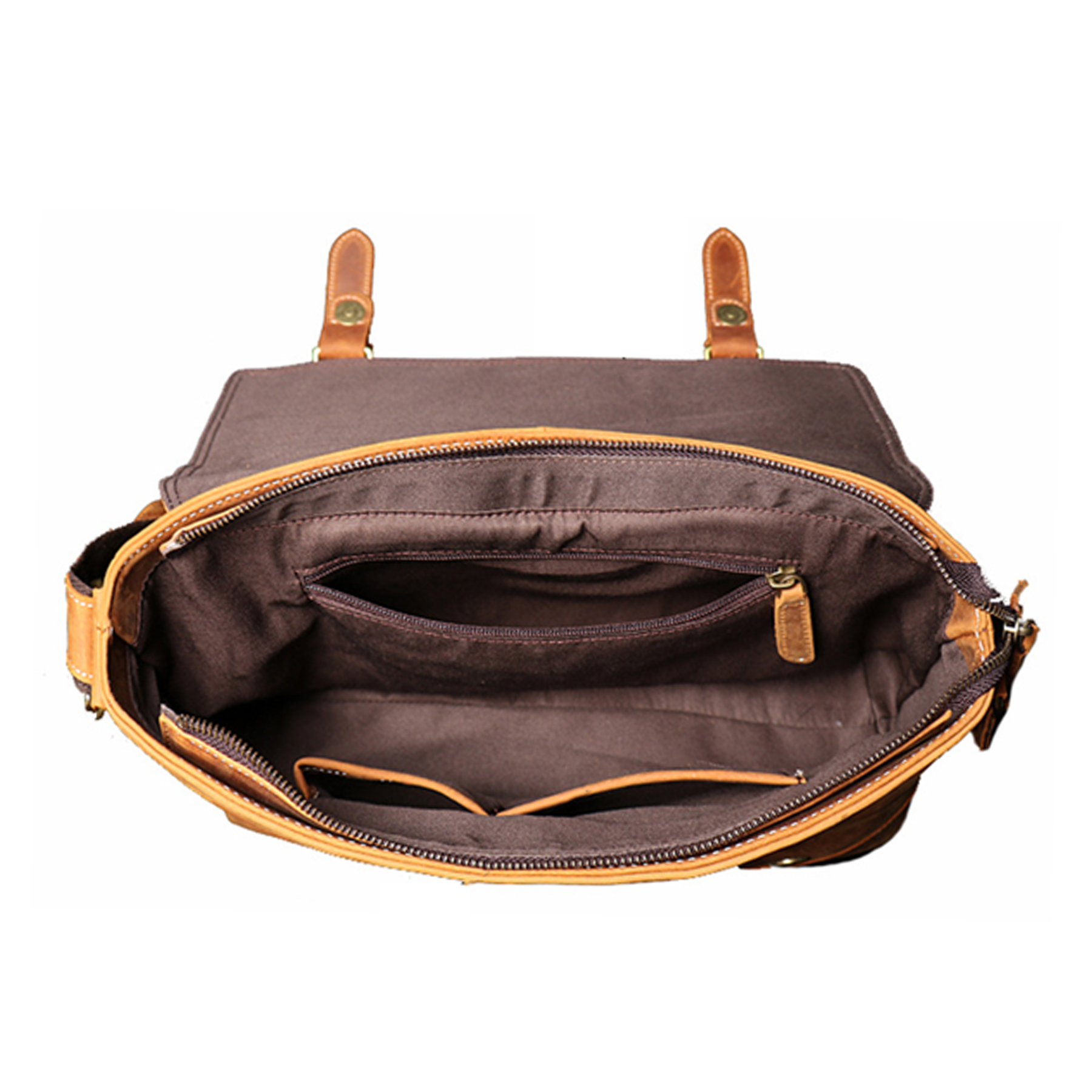 Vintage Crazy Horse Leather Shoulder Bag 3