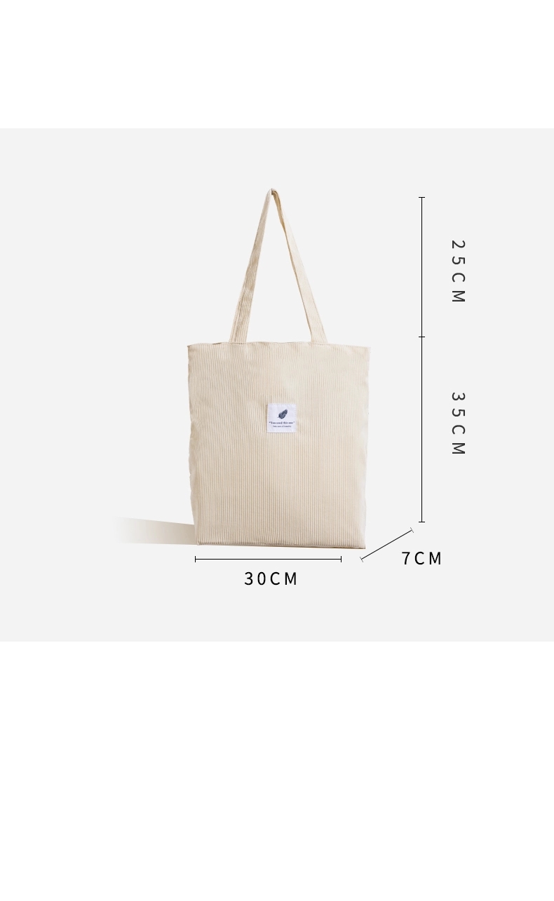 Tote Handbag With Pocket, custom tote bag with logo imprint 28