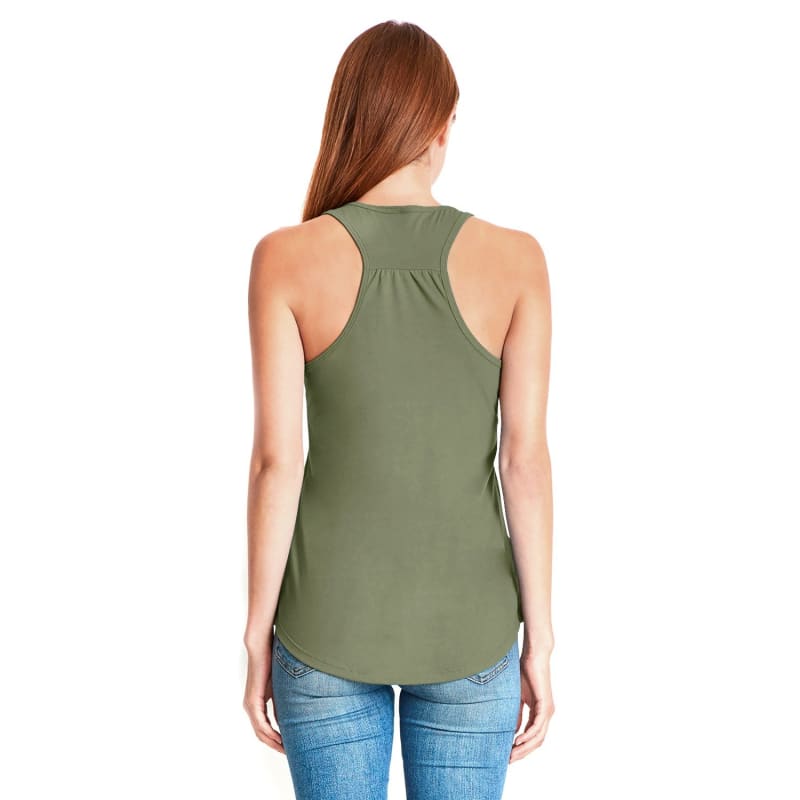 Next Level Apparel Ladies' Gathered Racerback Tank 8