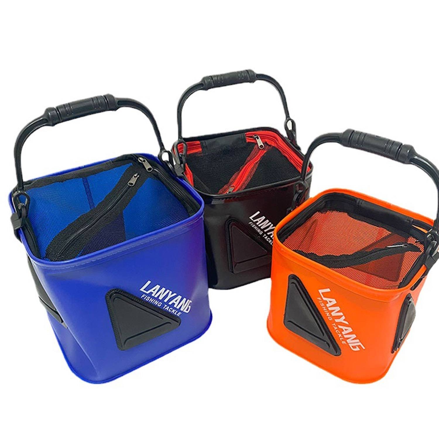 Fishing Bucket Foldable Waterproof EVALive Fish Container 6