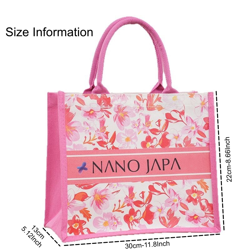 Full-color Printed Canvas Tote Bag, custom tote bag with logo imprint 4