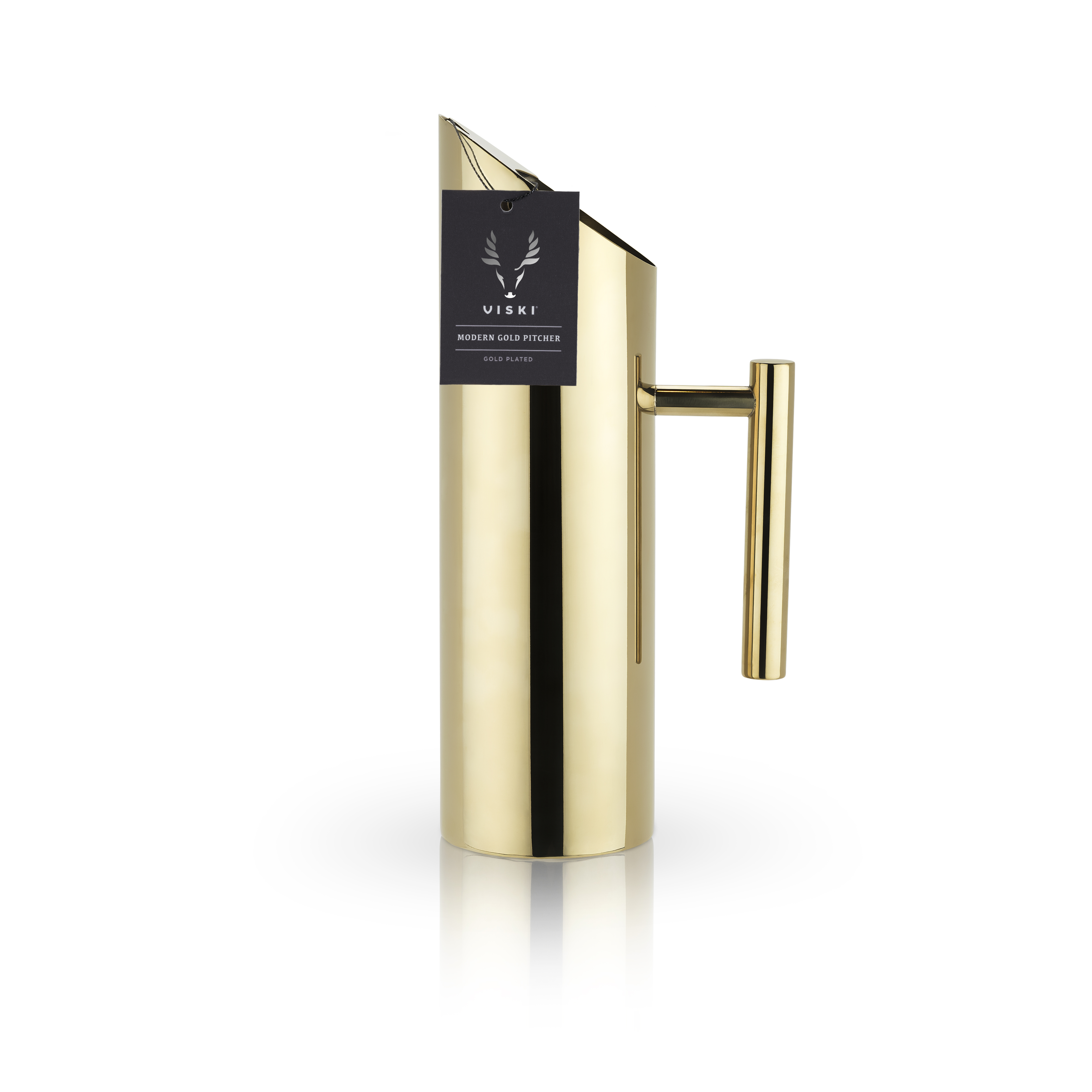 Viski® Modern Gold Pitcher 7