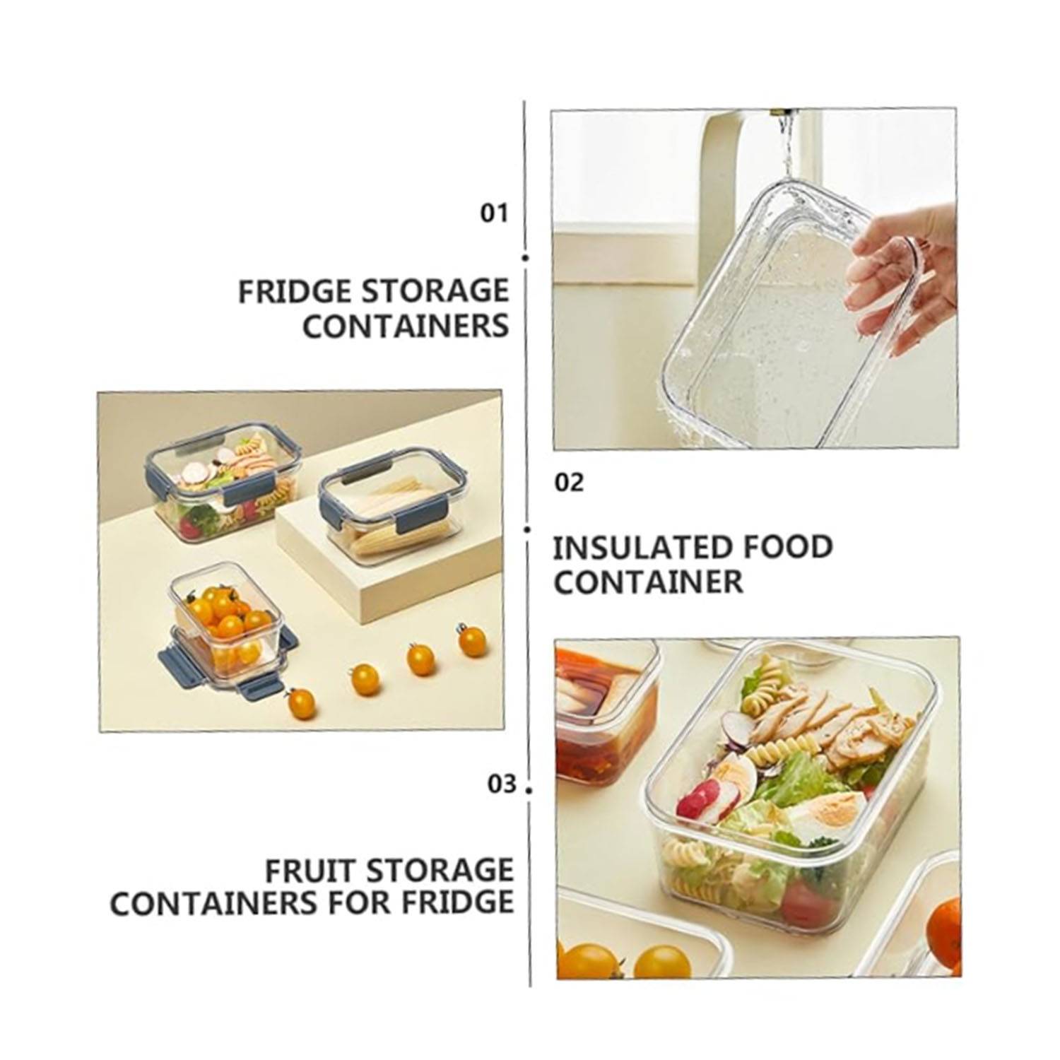 Food Storage Containers with Lids 4