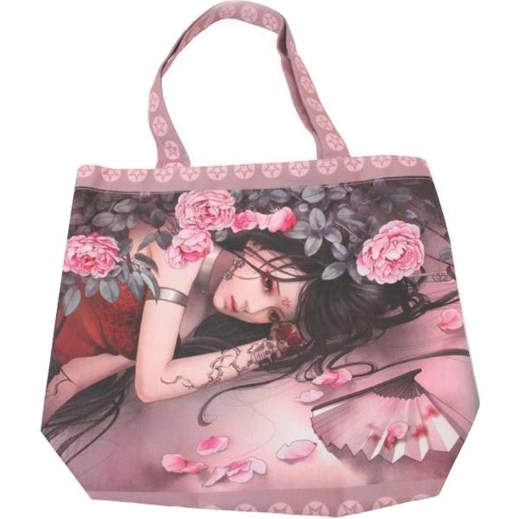 Full Color Recycled PET Tote - 13"x5.5"x13", custom tote bag with logo imprint 2