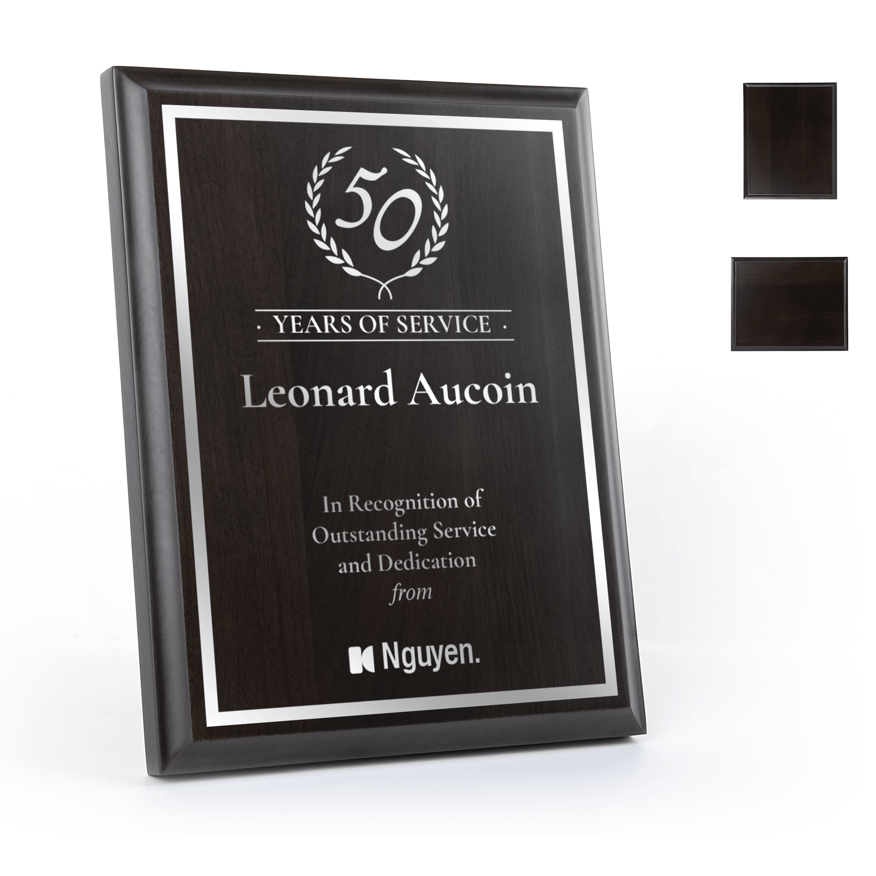 Custom Wood Plaque Award – Vertical & Horizontal 7