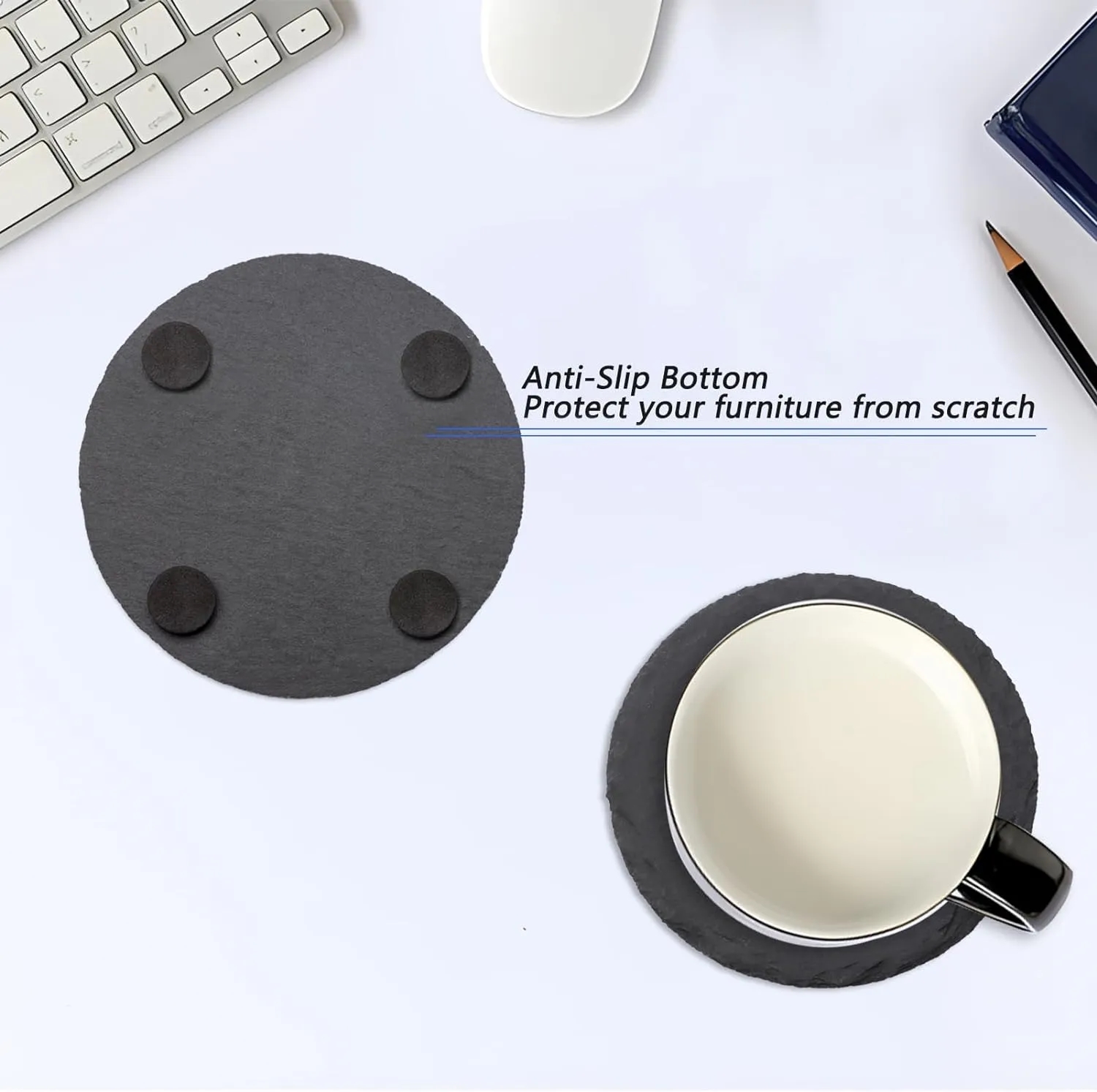 Round Shape Rock Coasters 2