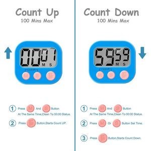 Chef Figure Mechanical Countdown Clock Timer Alarm 12