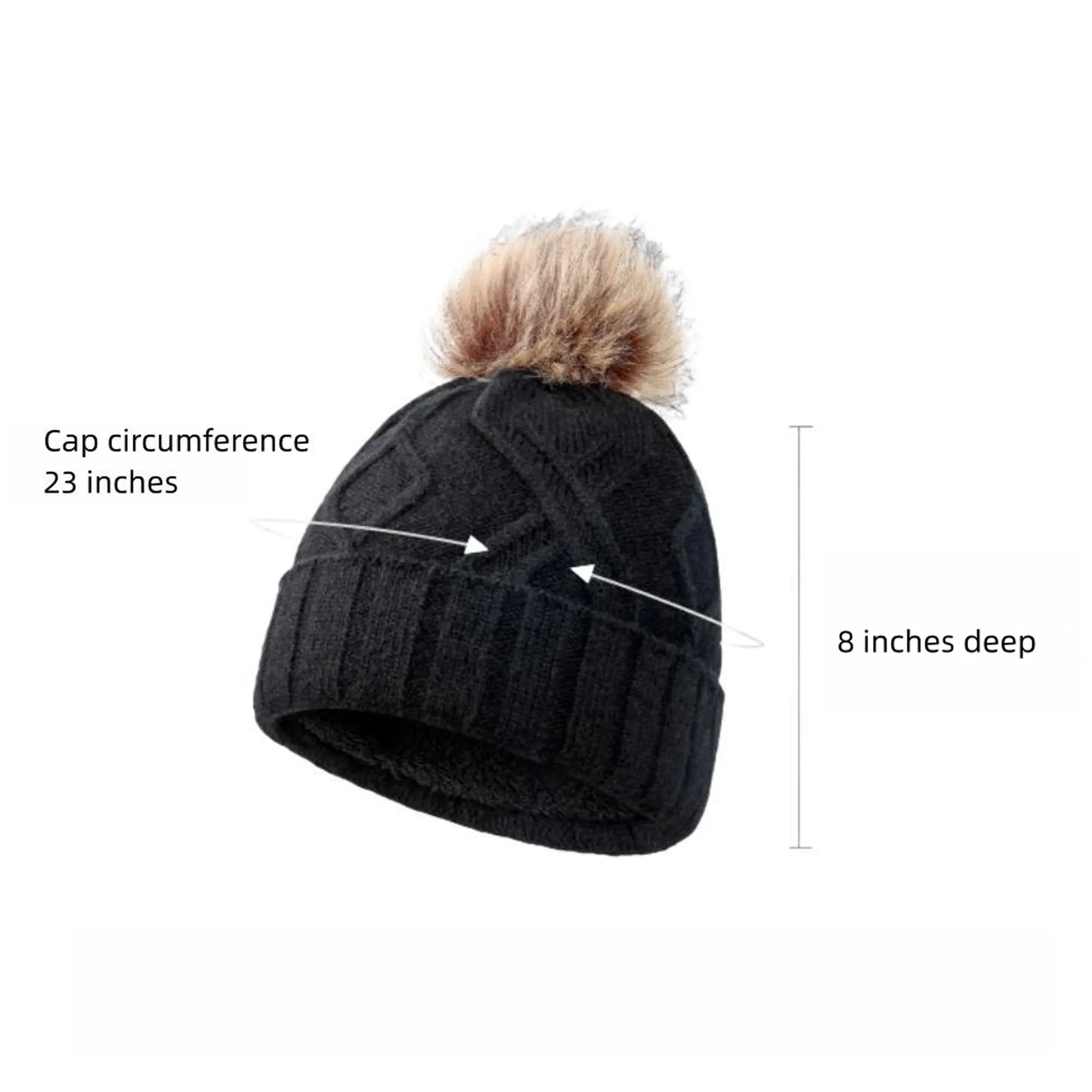 Jacquard Knitted Fall Winter Hat 6