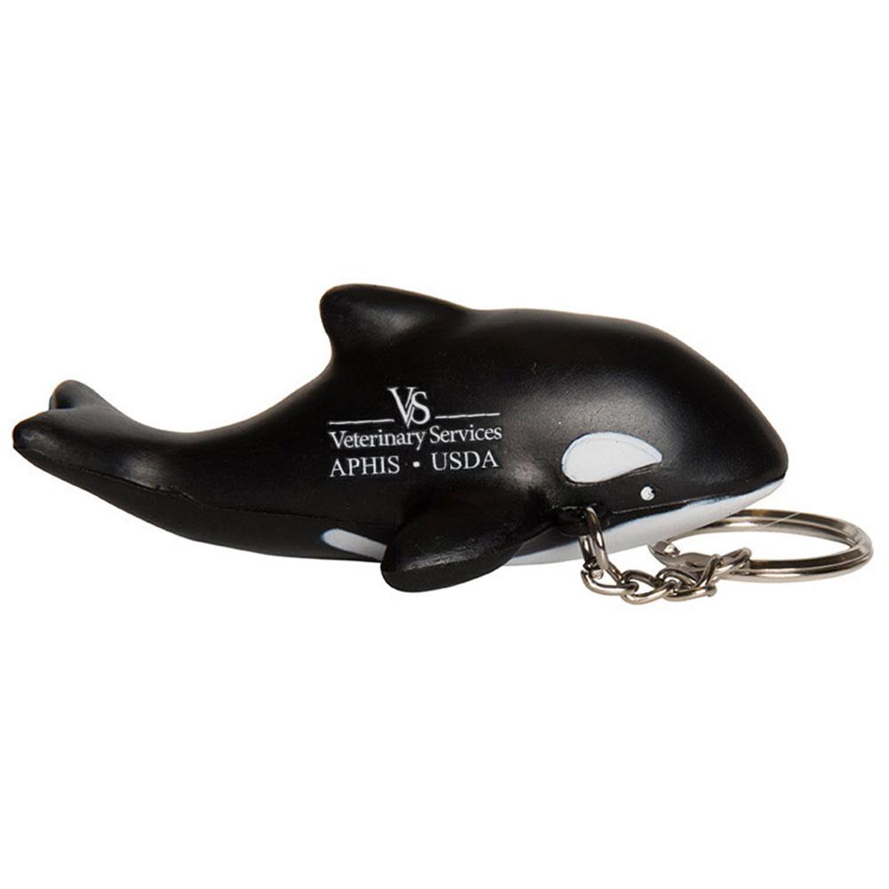 Orca Killer Whale Keyring Stress Reliever 6