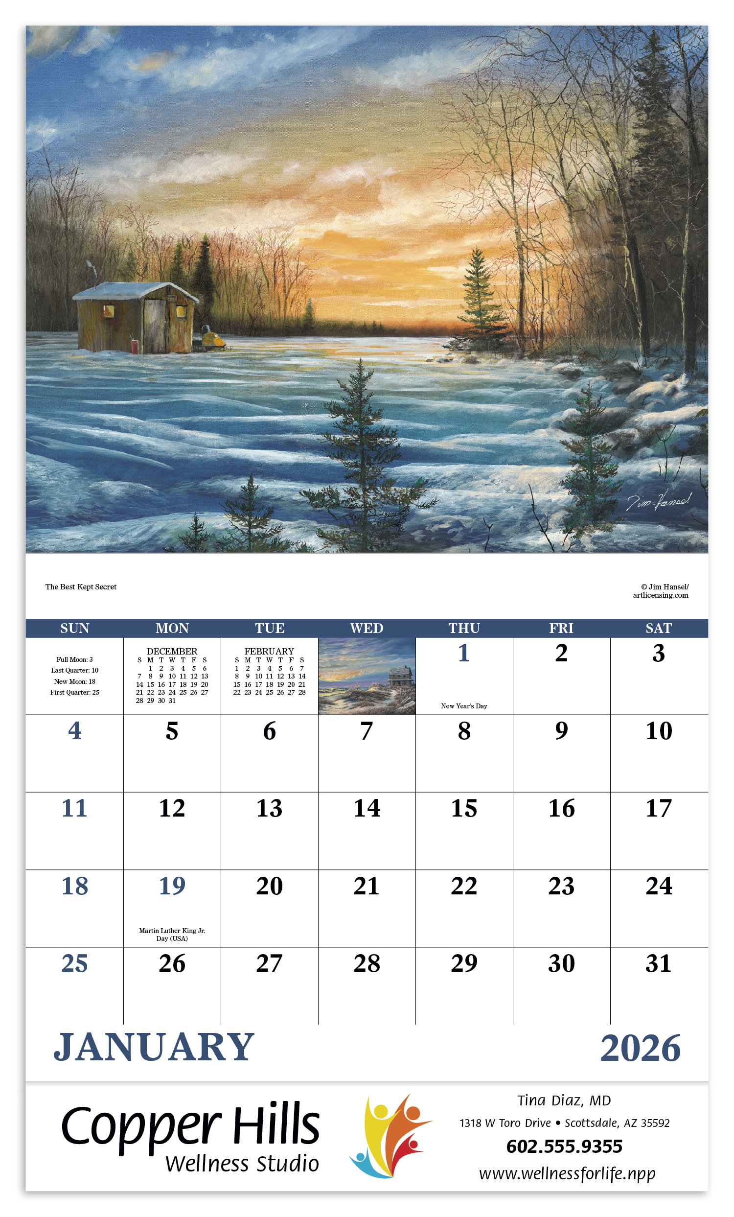 Good Value™ Scenic Memories - Stapled Calendar 47