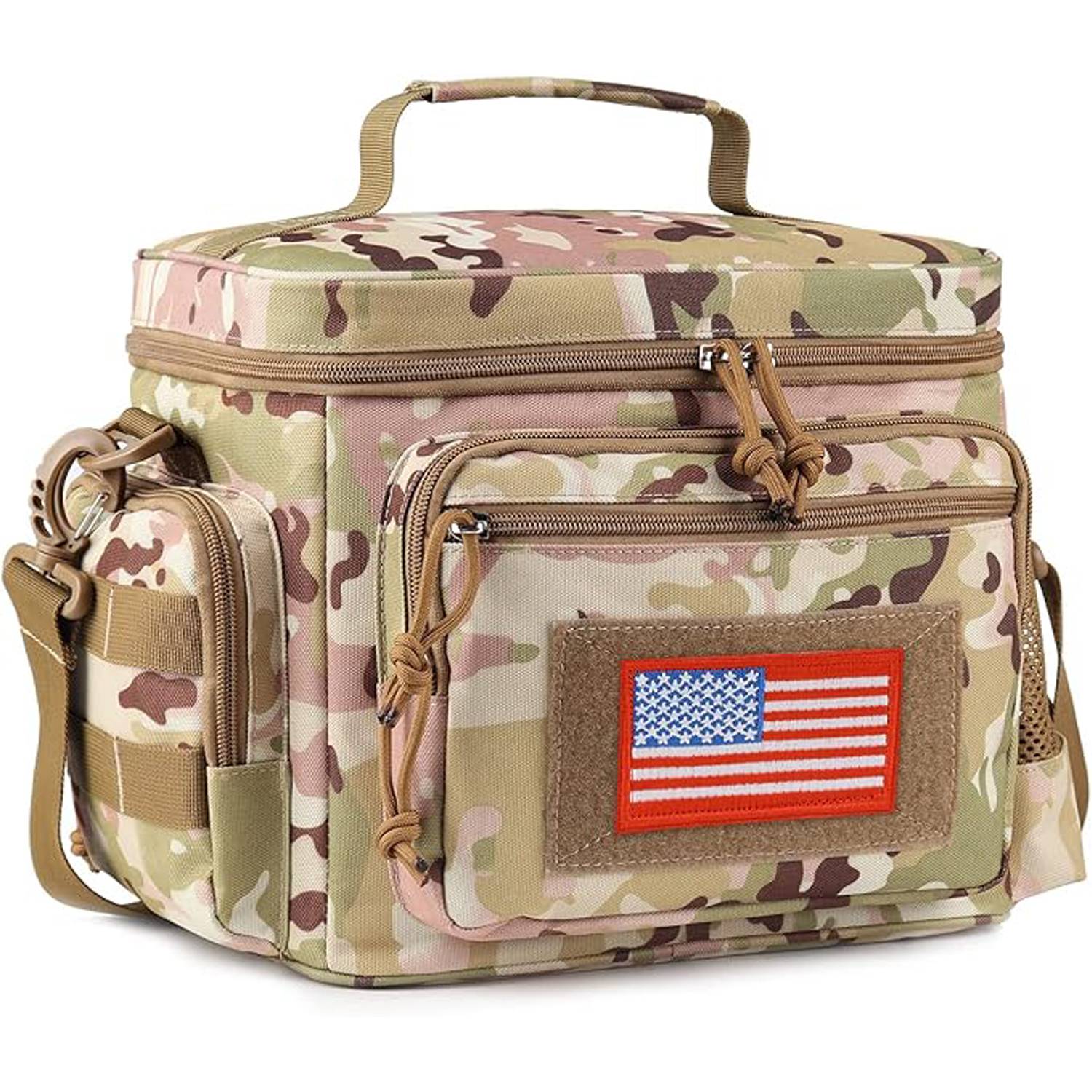 12L Oxford Insulated Cooler Bag w/ Handle for Outdoor Picnic 9