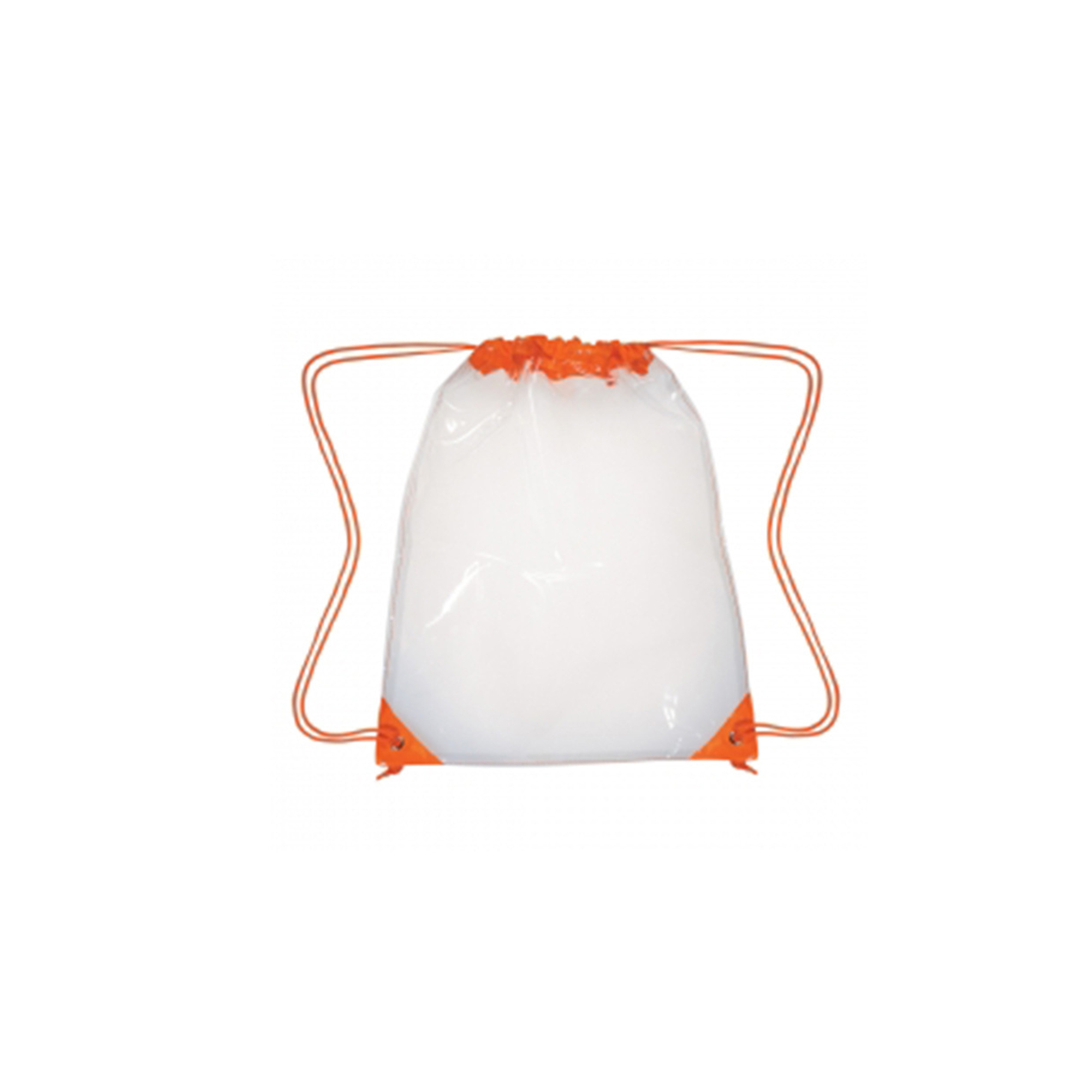 Large Clear Polyvinyl Chloride Drawstring Backpack With Reinforced Corners 8
