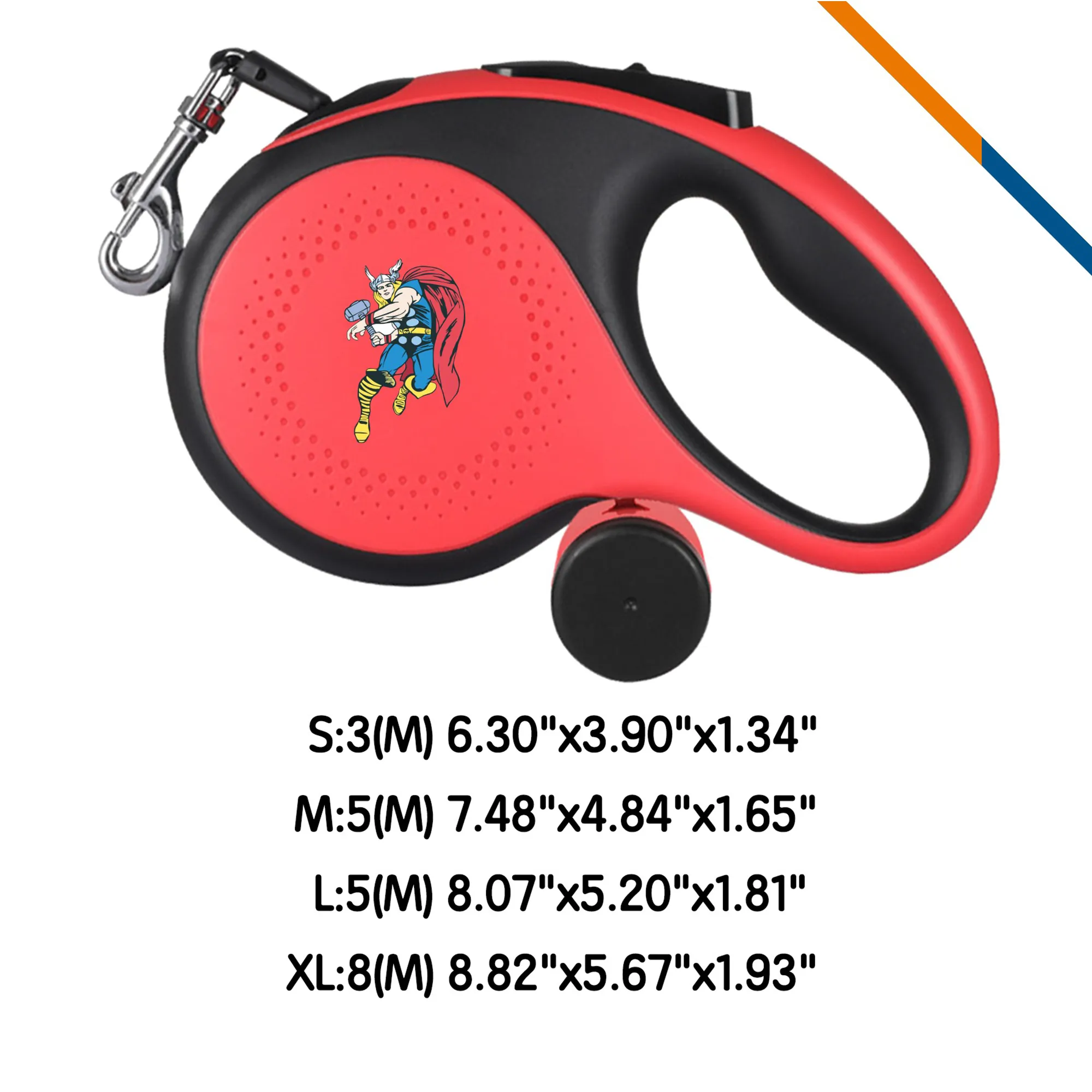8m Ranzee Retractable Dog Leash 3