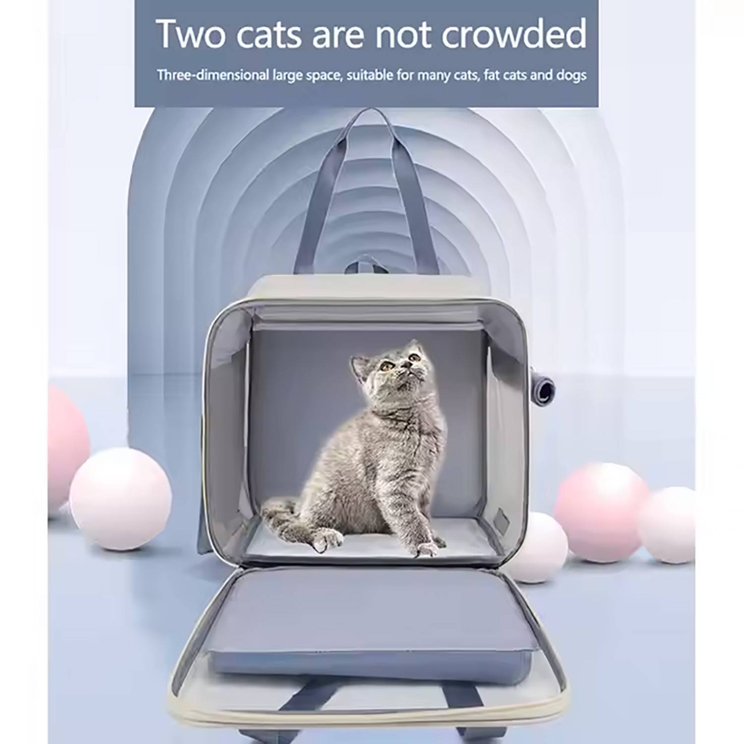 Large capacity backpack pet bag 2