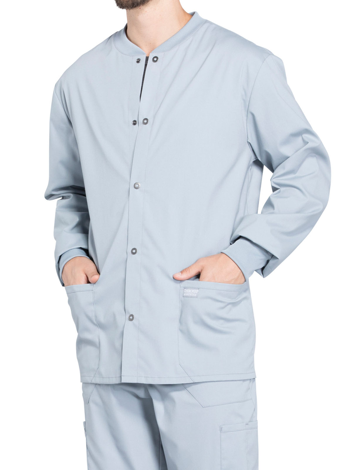 Cherokee - Workwear Professionals - Men's Snap Front Jacket 24