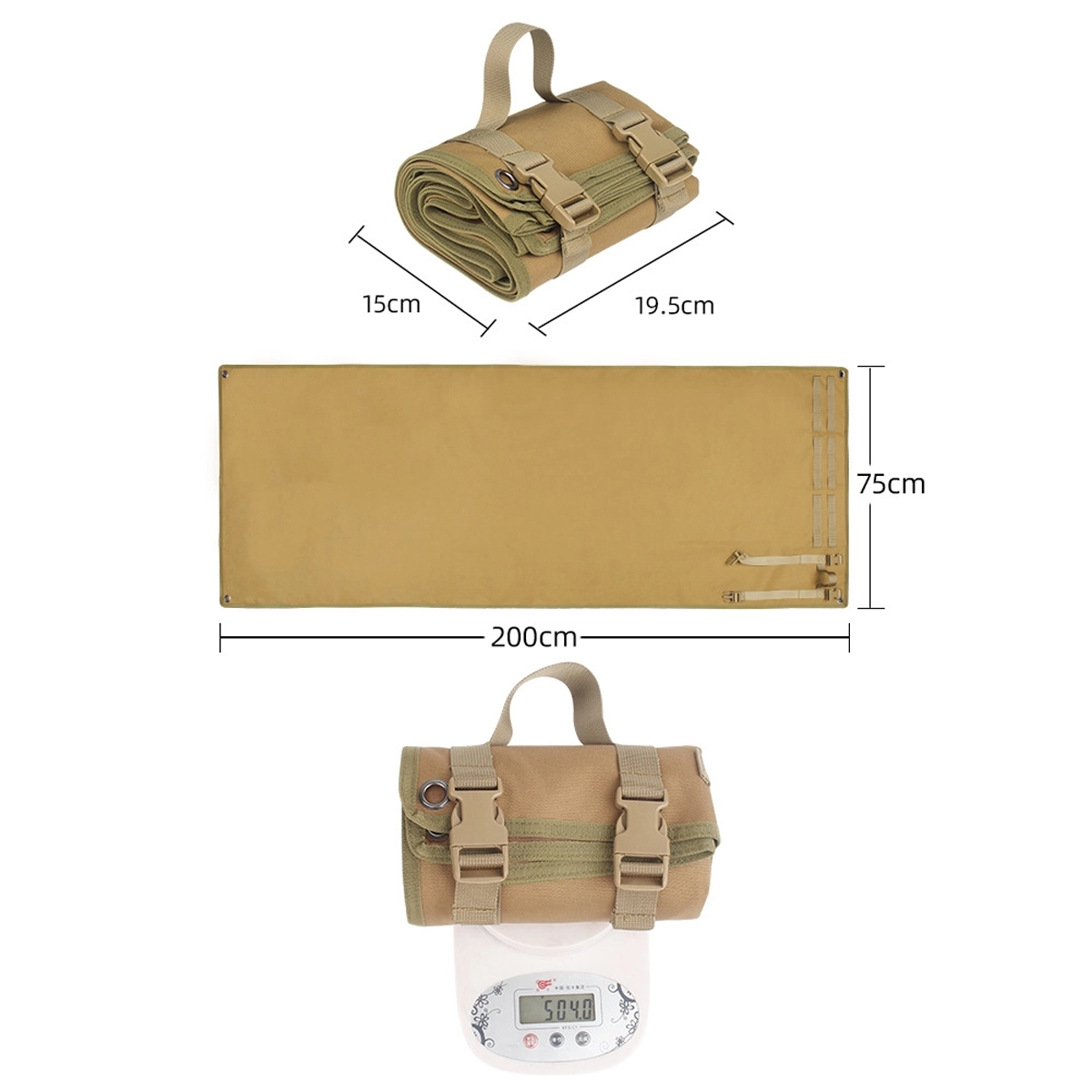 Outdoor 900D Shooting Gear Tactical Training Shooters Mat 2