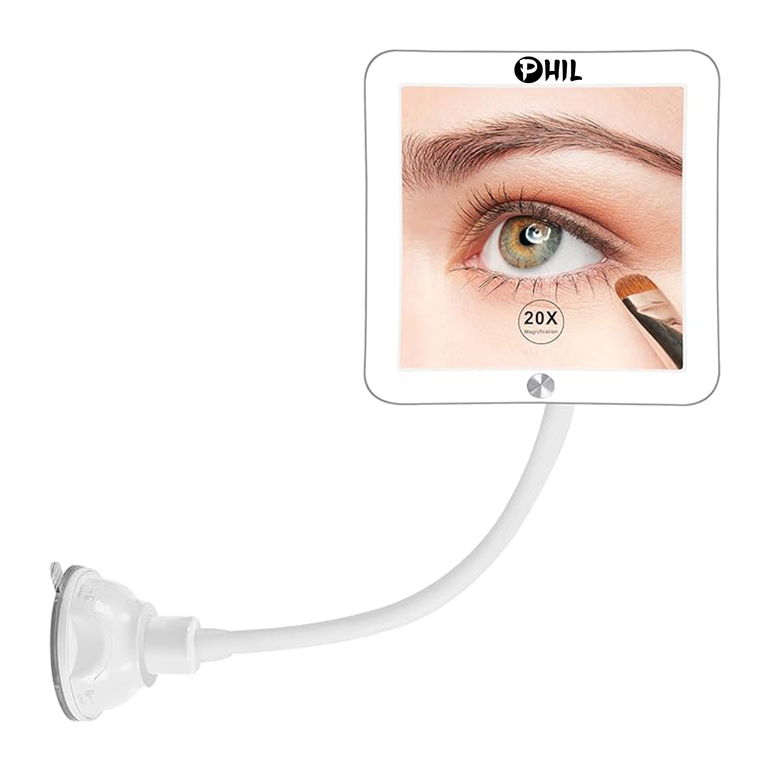 Makeup mirror with suction cup 5