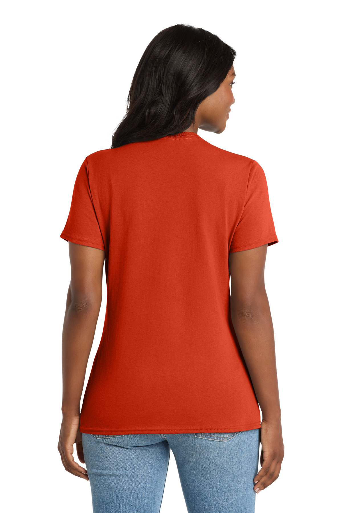 Port & Co Women's Core Cotton V-Neck Tee. LPC54V 167