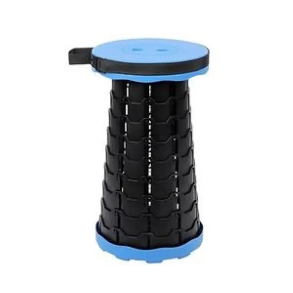 Foldable Telescoping Stool Retractable Collapsible Camping S 5
