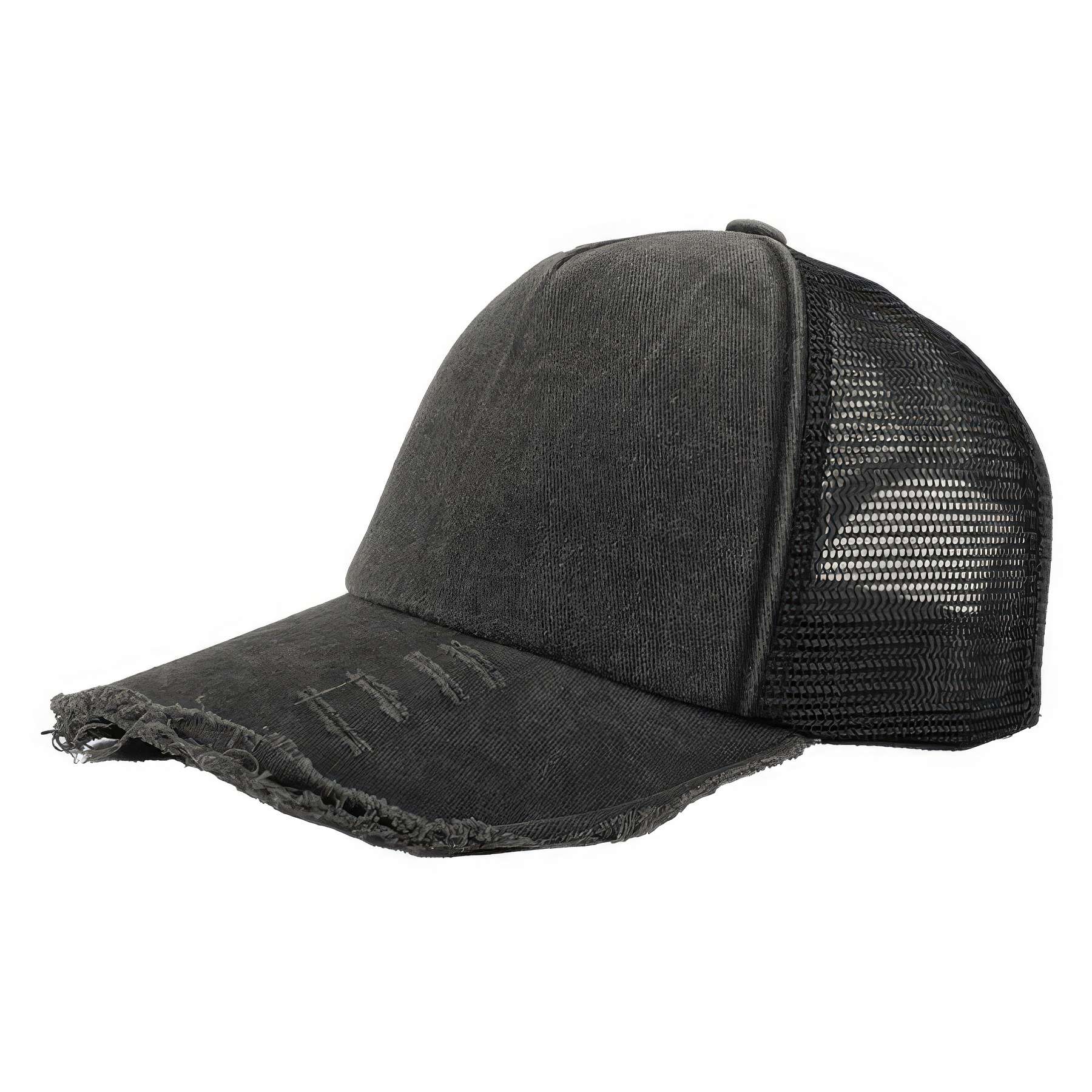 Custom Adjustable Washed Mesh Back Trucker Hat 2