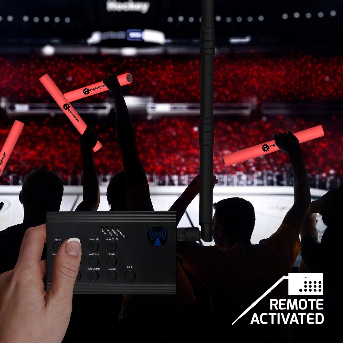 Remote Controlled LED Cheer Sticks 3