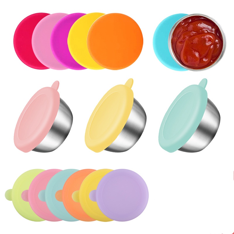 Stainless Steel Food Condiment Containers 2
