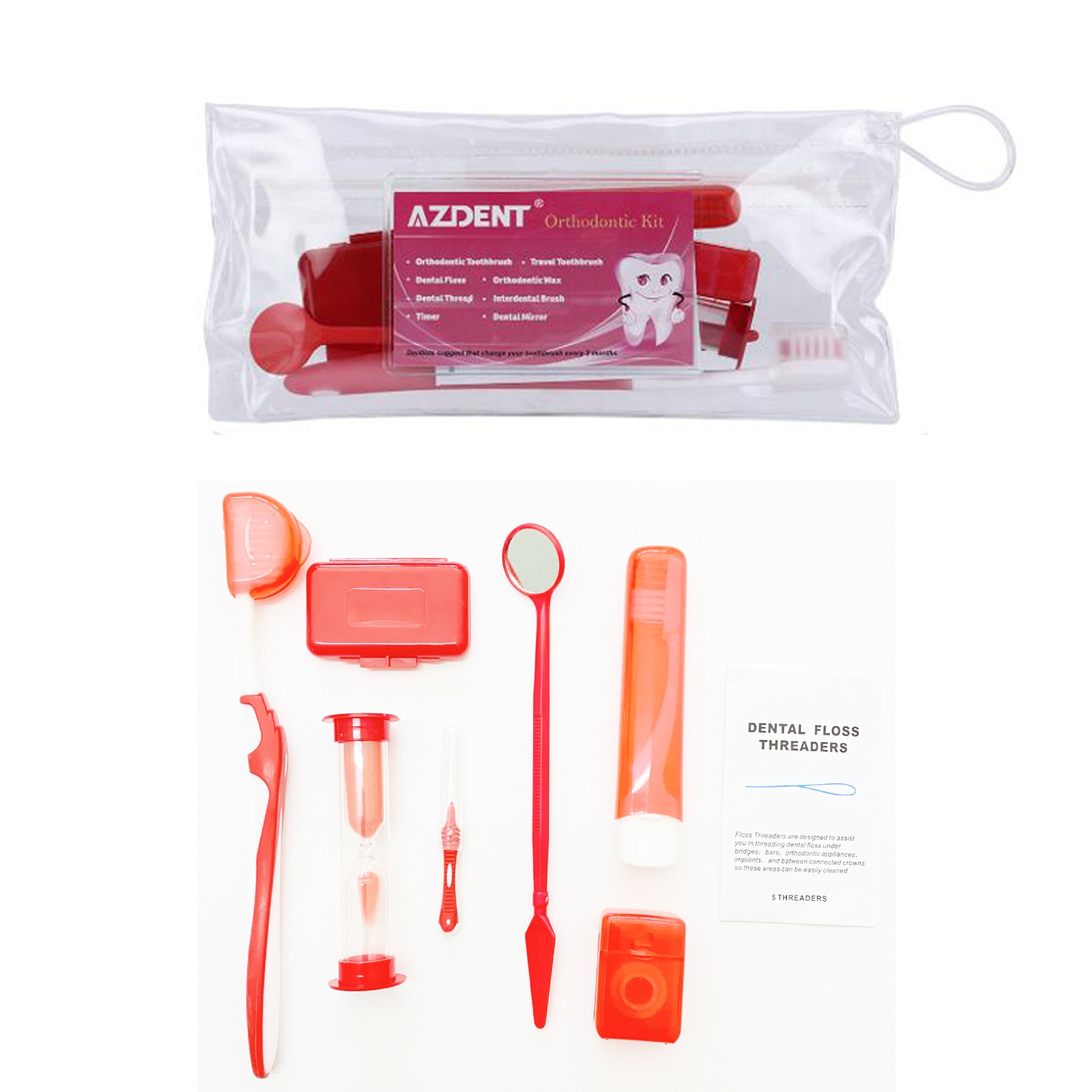 8-Piece Orthodontic Care Kit