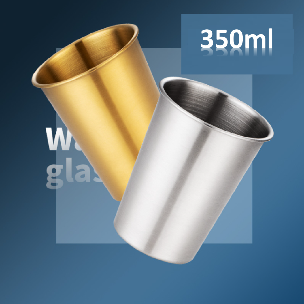 350ML Stainless Steel  Beer Pint Cups 4