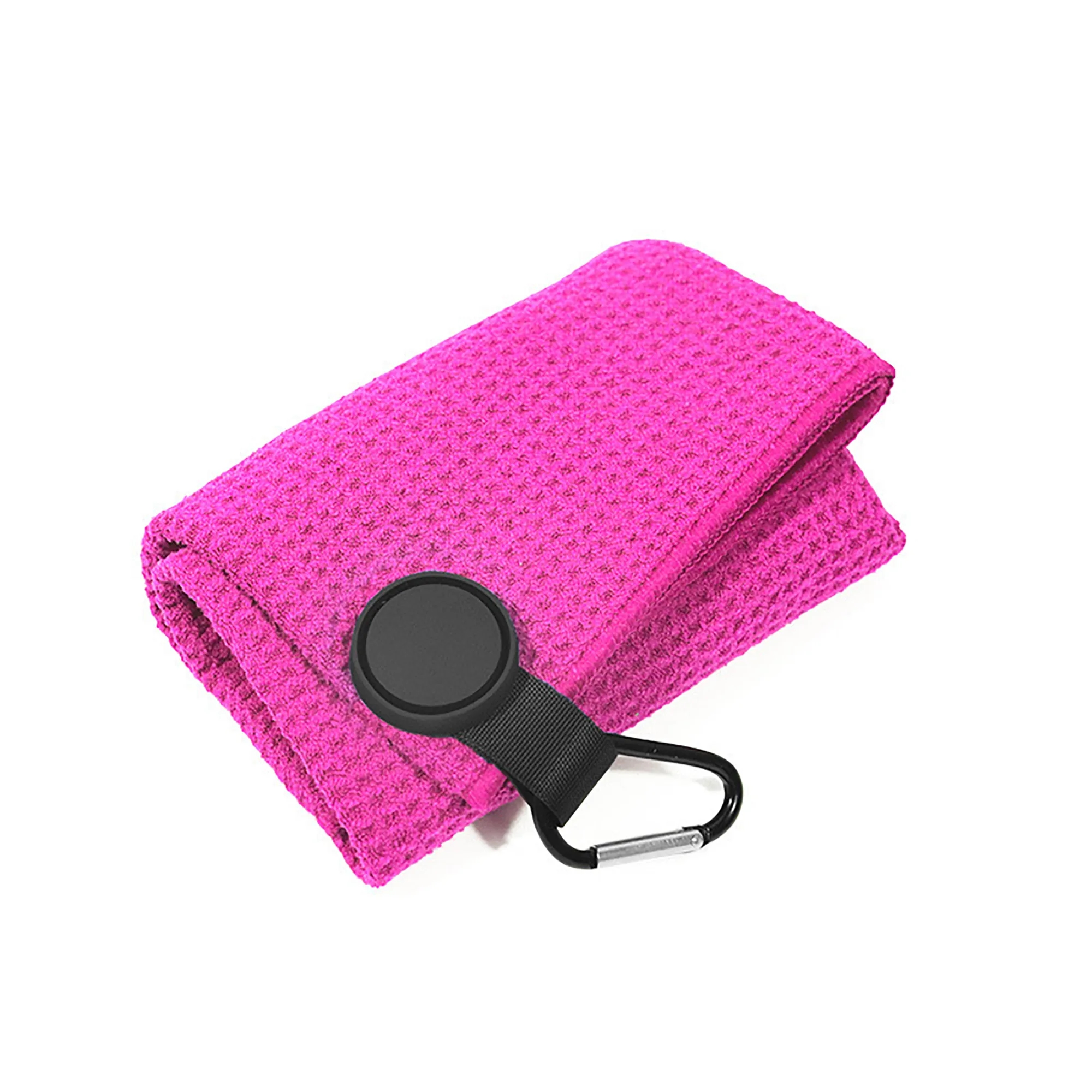 Round Microfiber Golf Towel with Strong Magnet 5