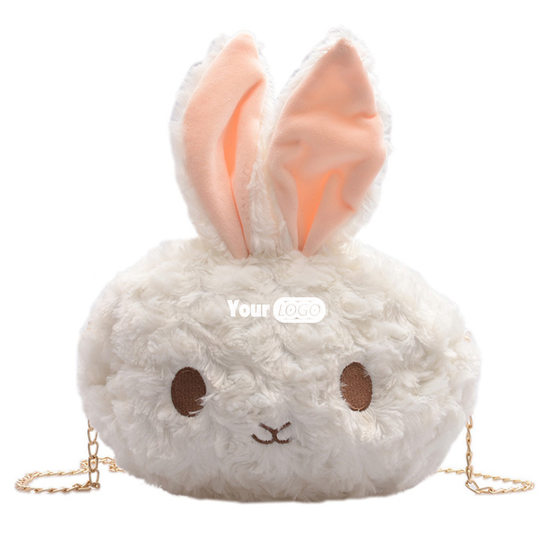 Cotton Cute plush bunny shoulder cross-body bag 1