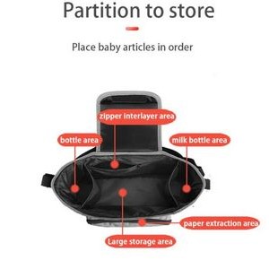 Baby Diaper Bag Stroller Organizer 3