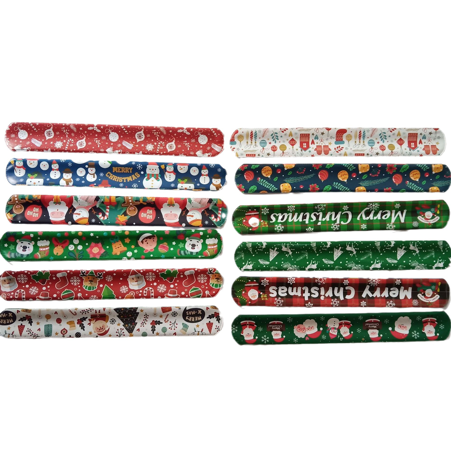 Christmas Decoration Slap Bracelets 3
