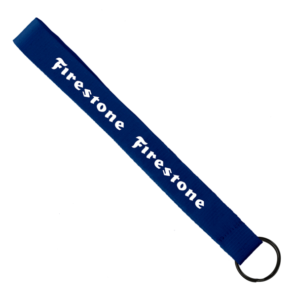 3/4" Sewn Polyester wrist Keychain with Metal Split-Ring 29