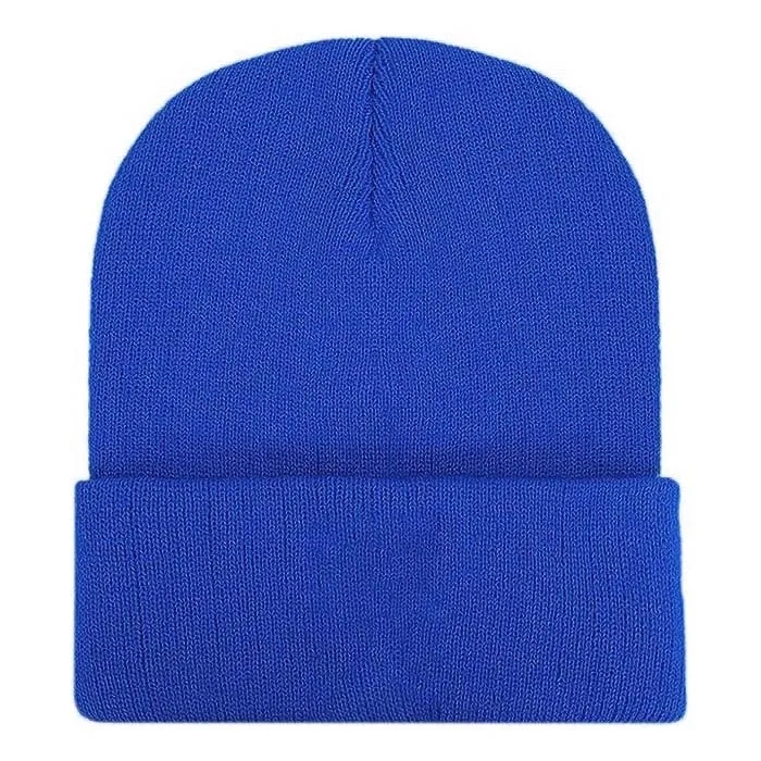 12" Long Knit Beanie with Cuff 14