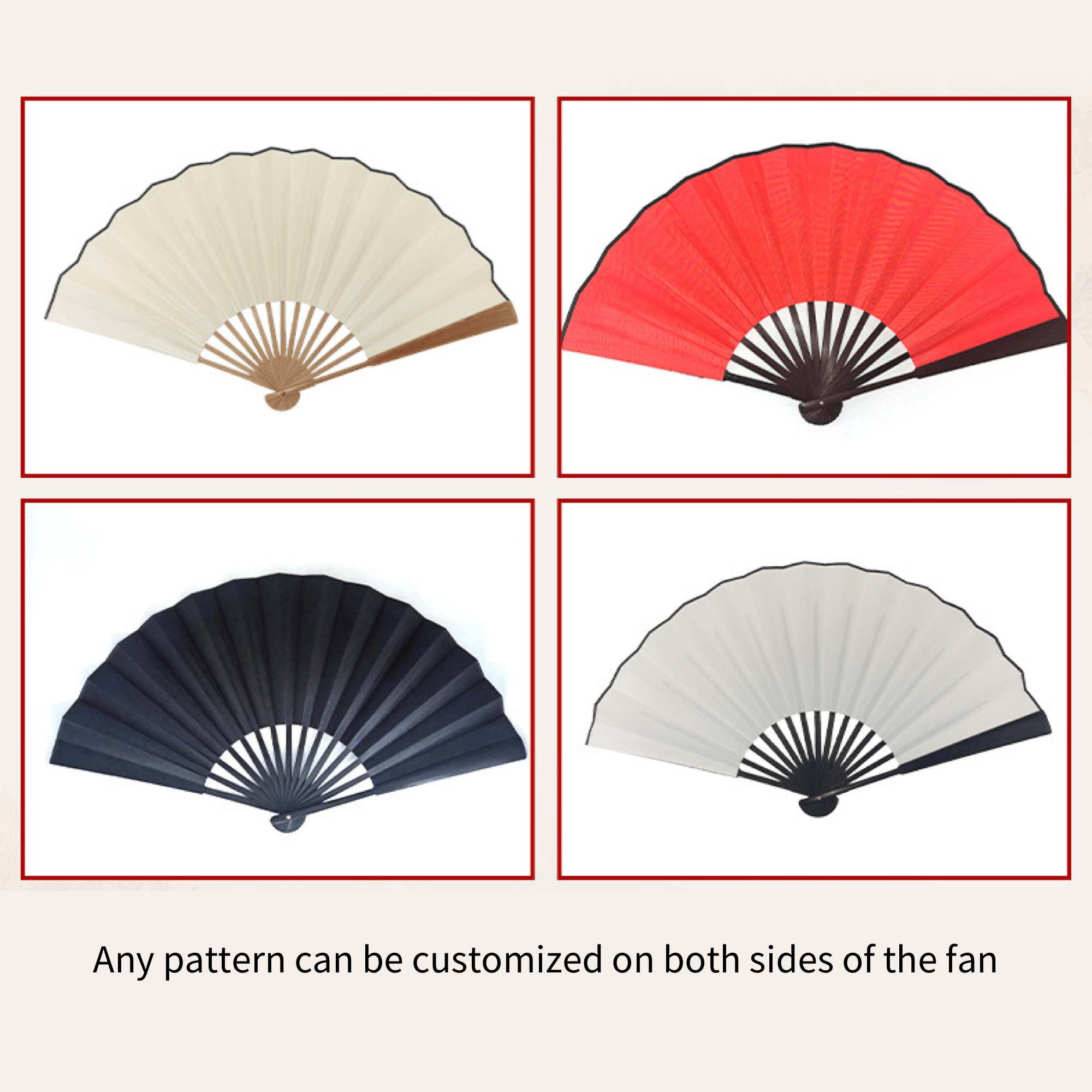 9'' Bamboo handheld fan 4