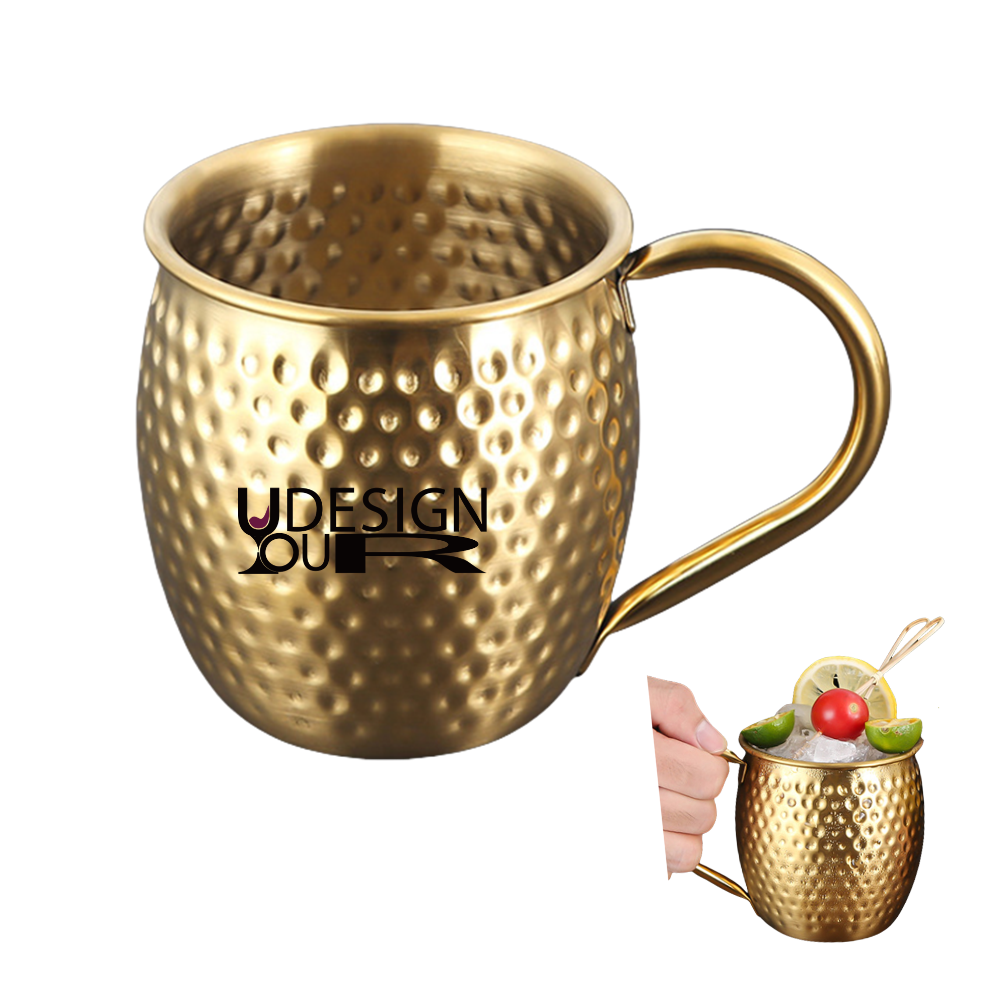 Shatterproof Tumbler Stainless Steel Cup With Handle MOQ100 3