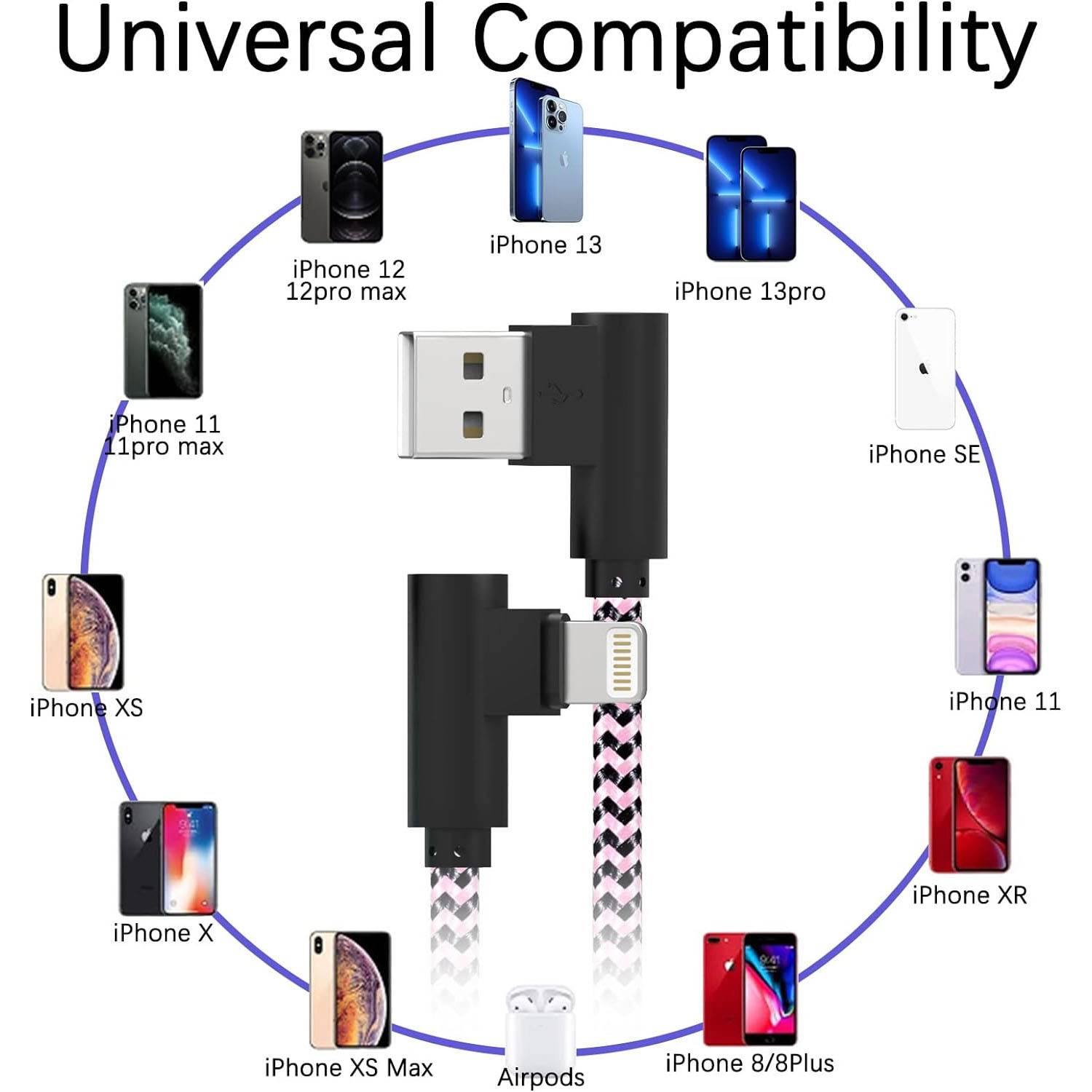 iPhone Charger Cord Lightning Cable 9