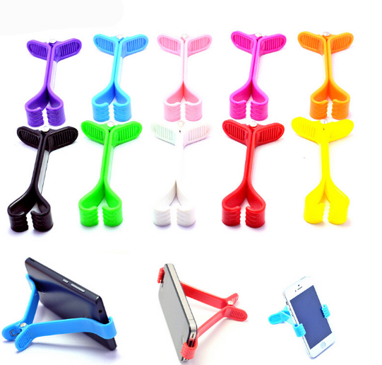 Hairpin V Shape Mobile Phone Holder Clip 3